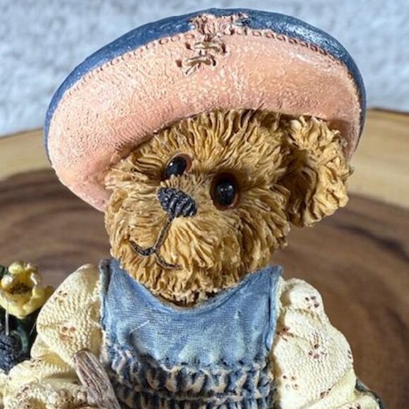 Vintage Boyds Bears Lil' Miss Muffet What's in the Bowl? Bearstone Figurine - Picture 3 of 8